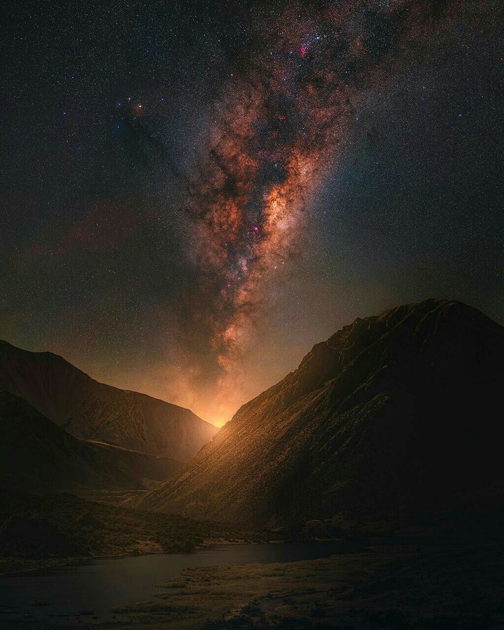 Burning Milky Way