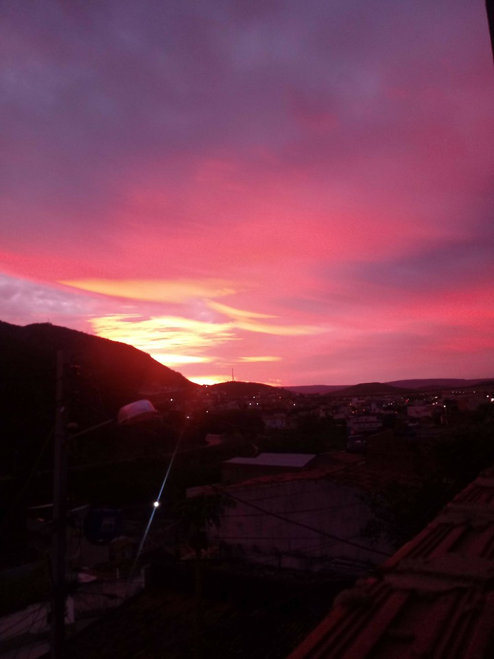 pôr do sol