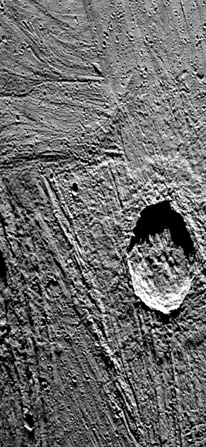 Real surface of Ganymede, Jupiter's moon