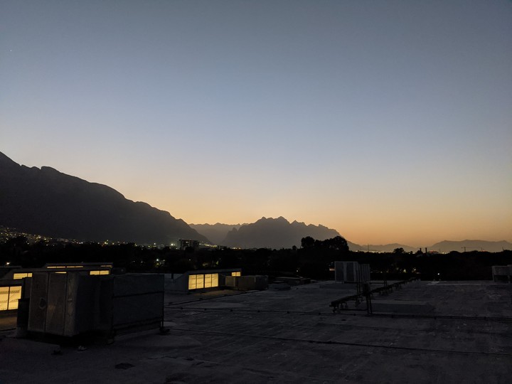 atardecer