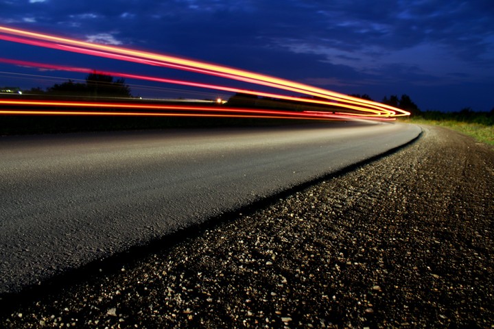 Night road