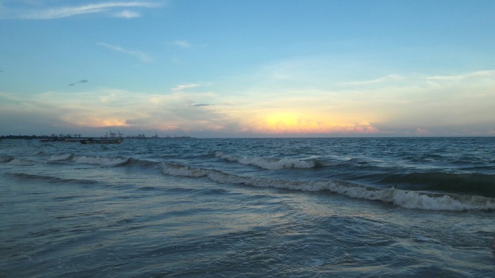 the sea