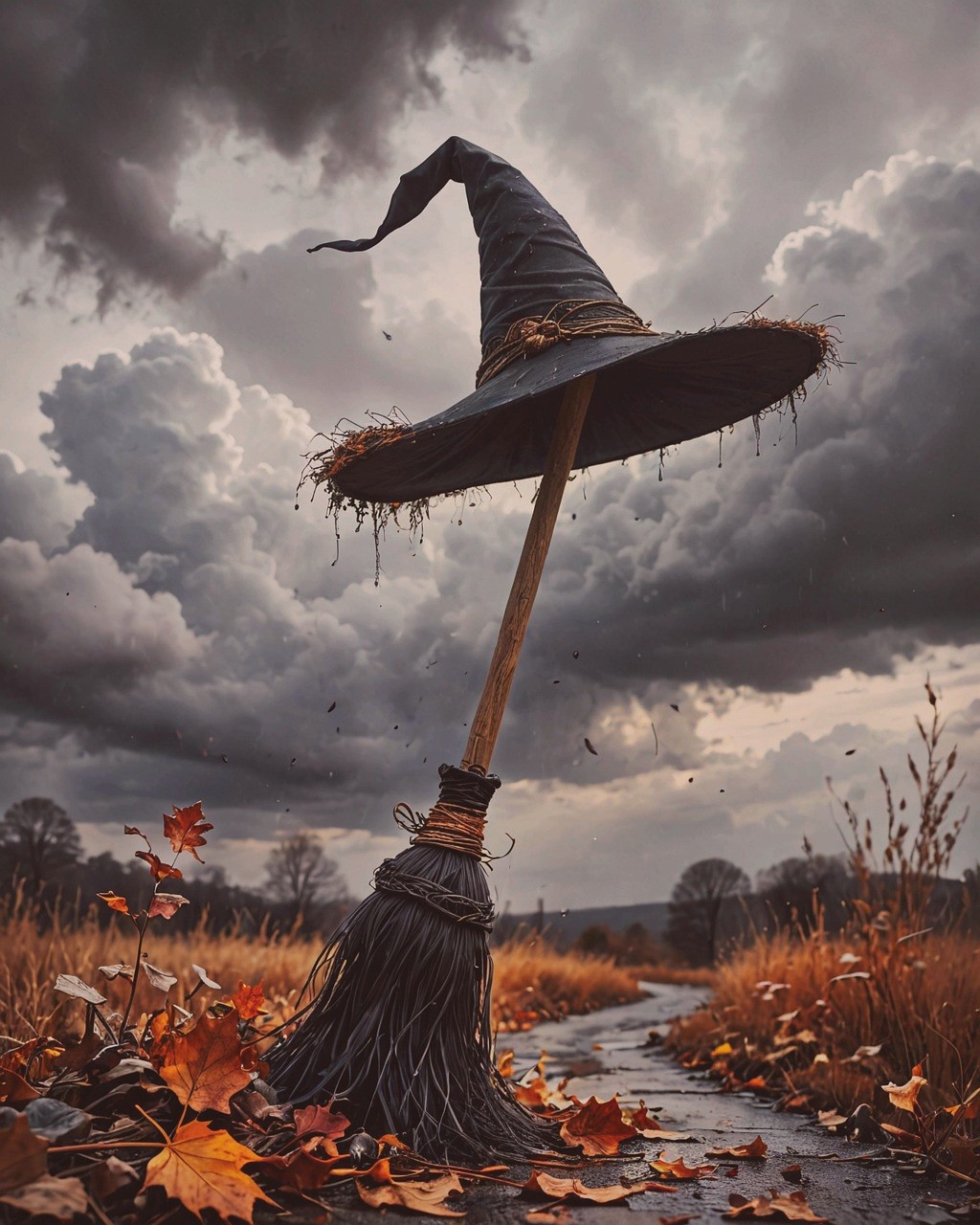 THE HAT and THE ENCHANTED BROOMSTICK