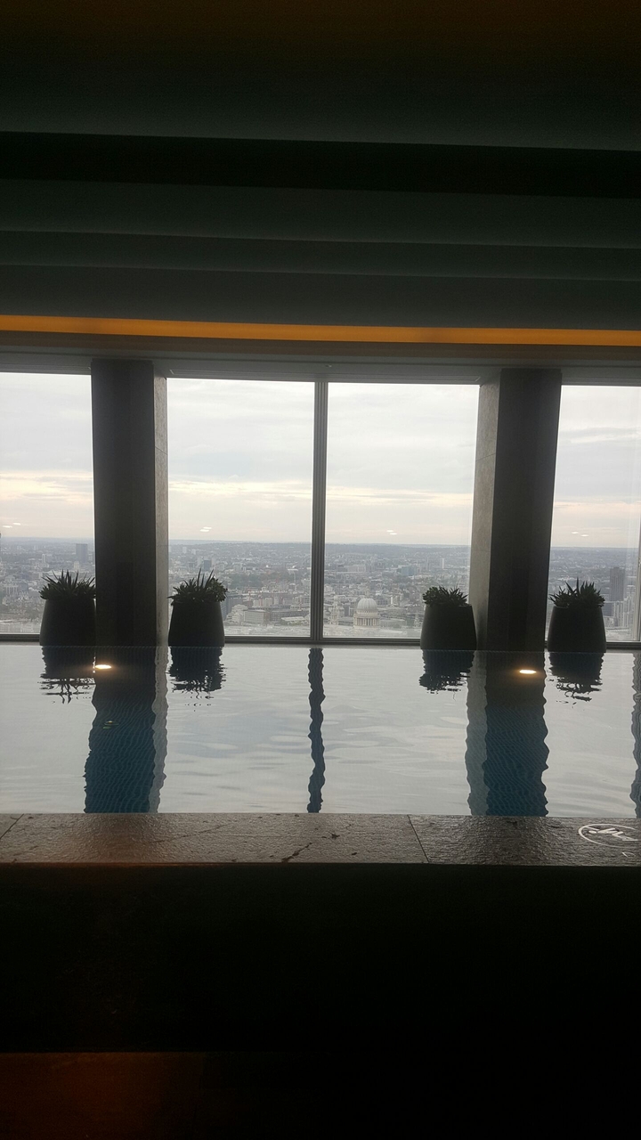 52nd floor pool in the Shard