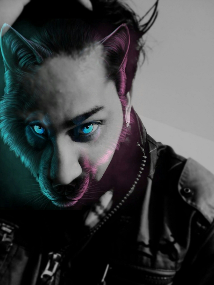 Wolf Double Exposure