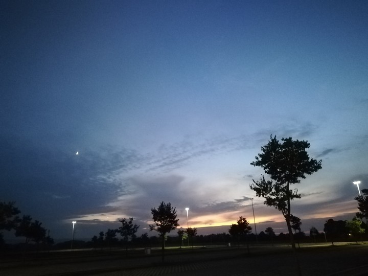 tramonto a Forlimpopoli