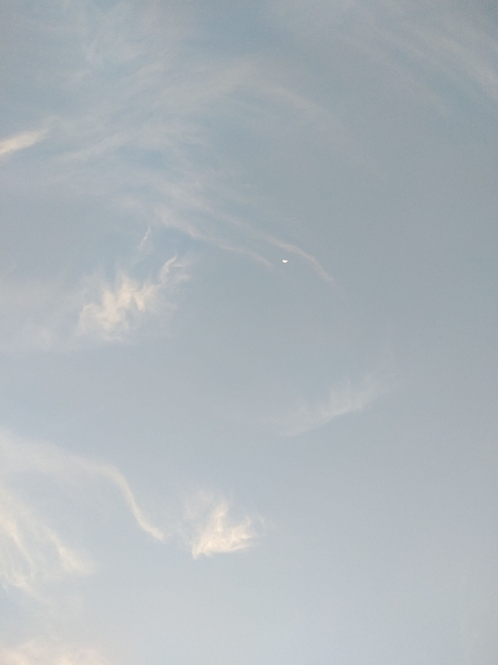 moon,sky and cloud