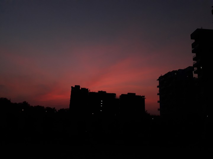 Sunset in Diwali
