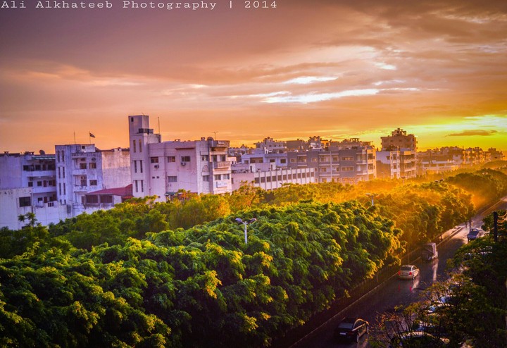 with nature