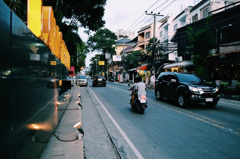 רקעים evening, Asia