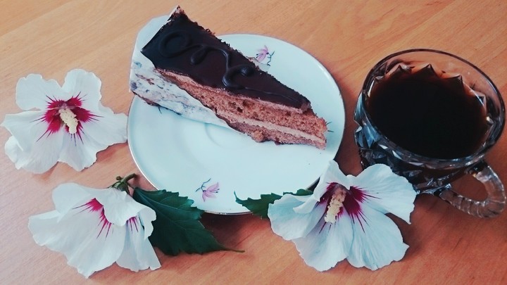 торт до кави, осіння кава