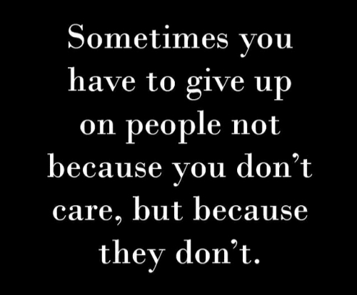 give up