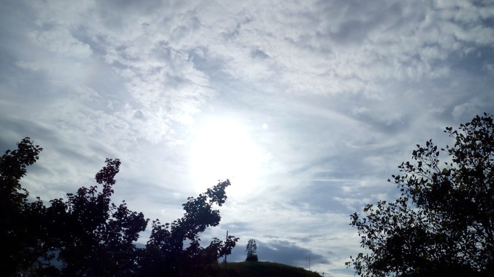 up in the sky