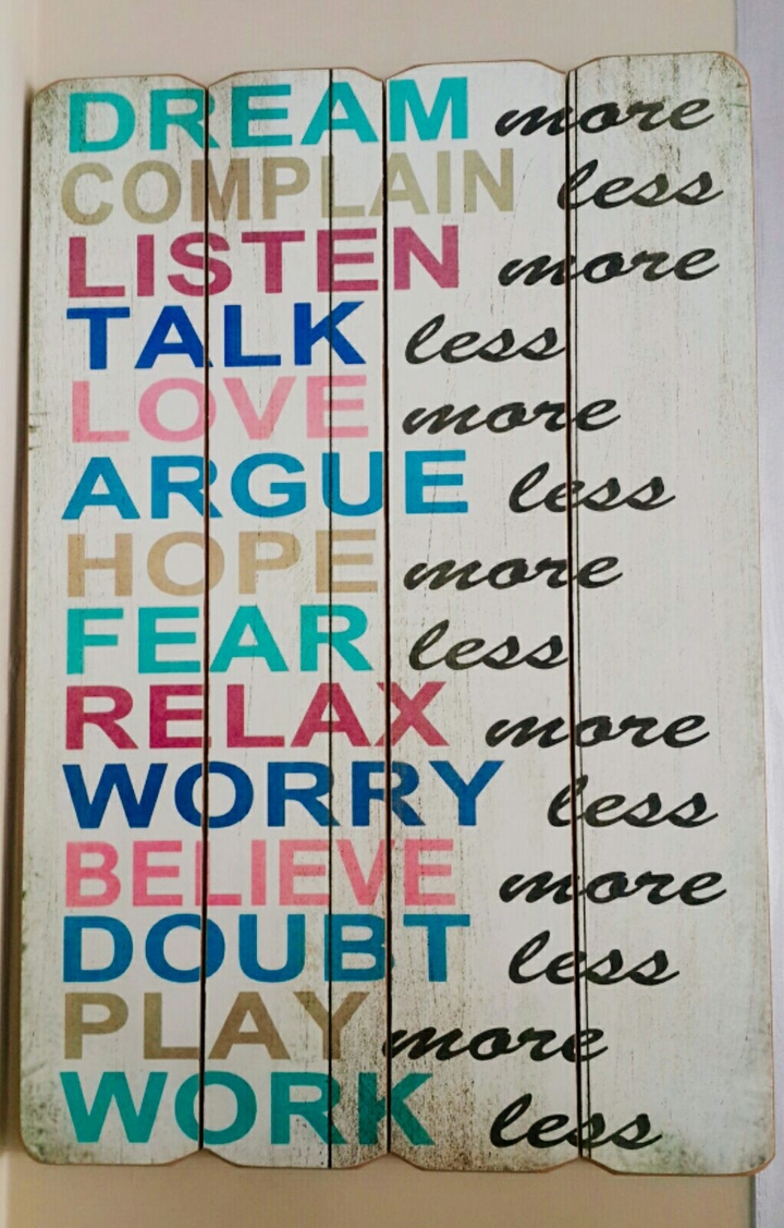 less and more