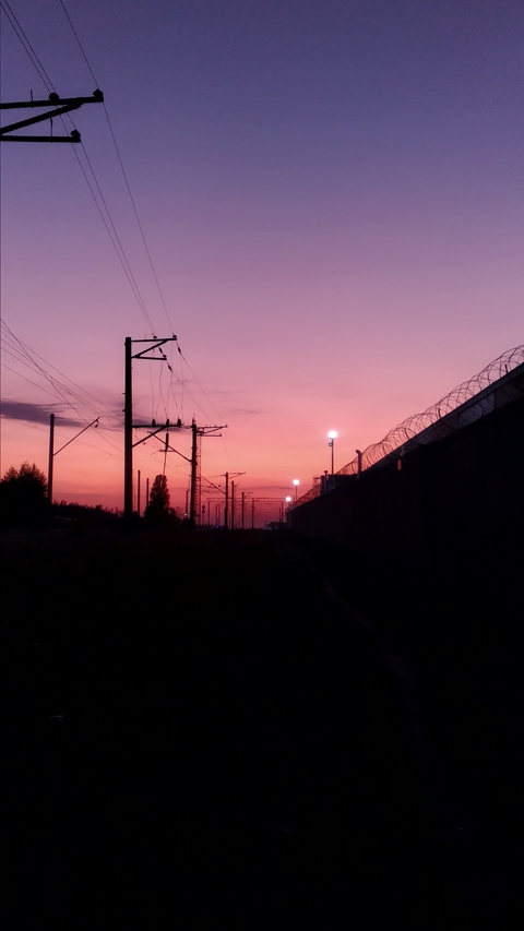 Industrial sunset