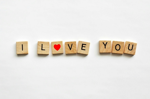 Creative I Love You Typography