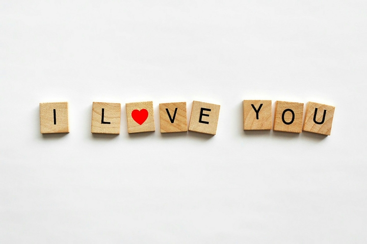 Creative I Love You Typography