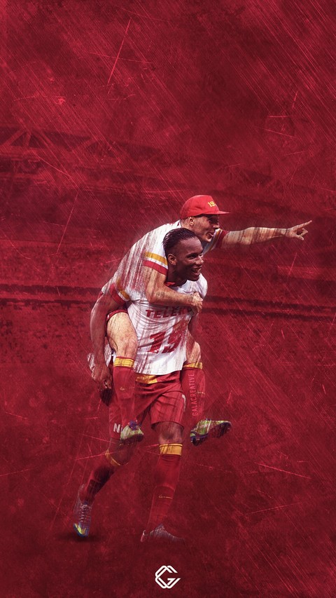 Didier Drogba & Nordin Amrabat