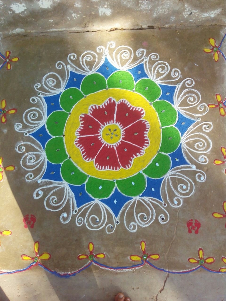 Rangoli indian Festival