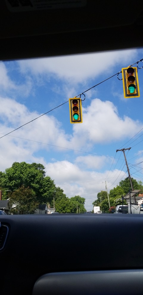 driving around