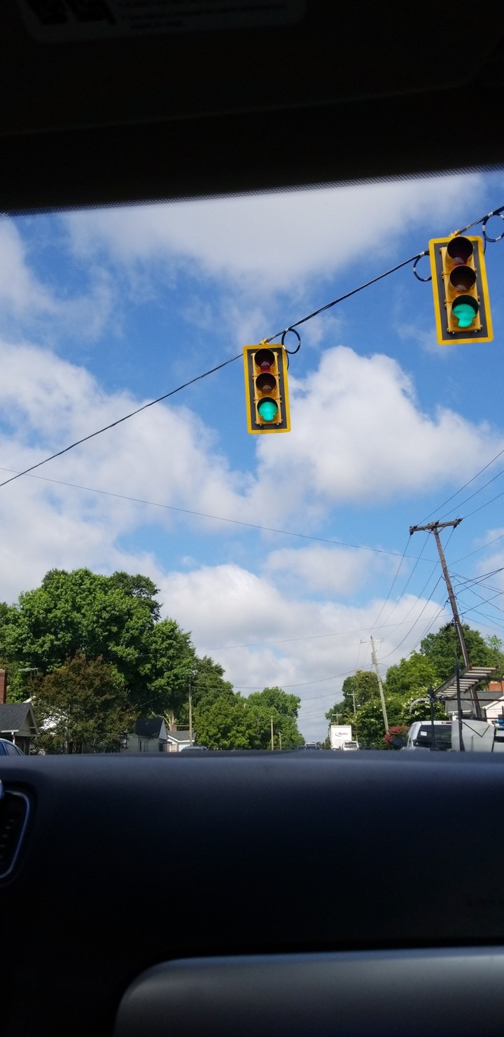 driving around