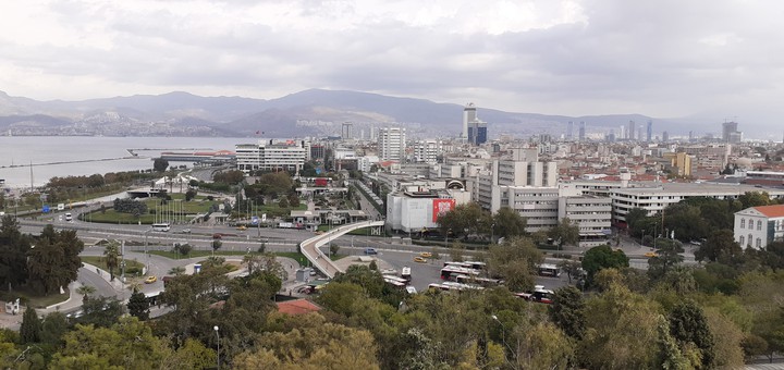 A Calm City in a Cloudy Day