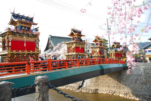 Hida Furukawa Spring Festival floats