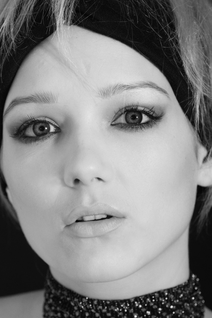 black and white