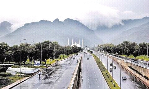 beautiful view of Islamabad