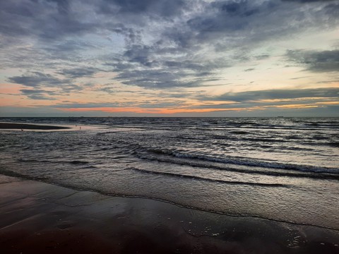 Sunset at sea
