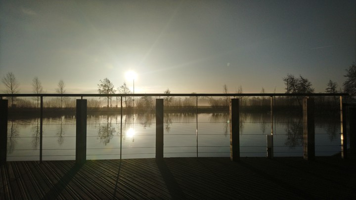 by the boardwalks