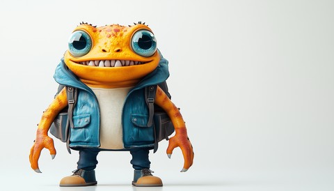 Cartoon Character Monster