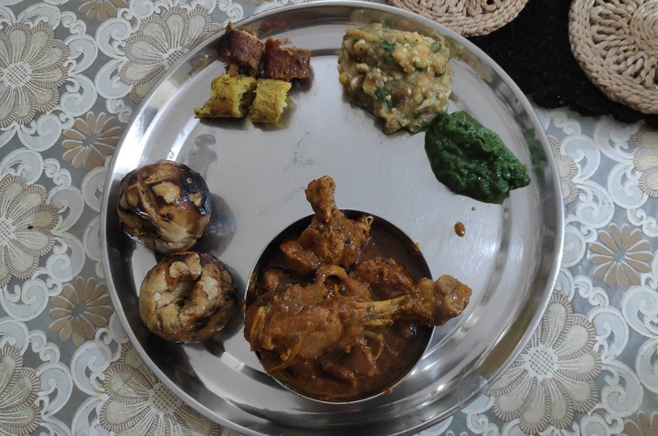 Litti but not just with Chokha