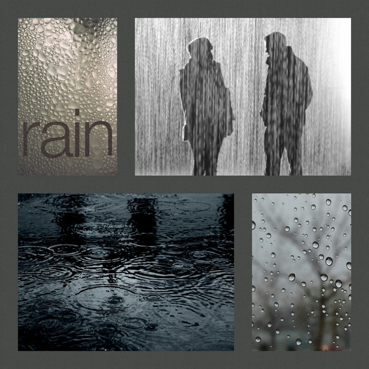 rain collage