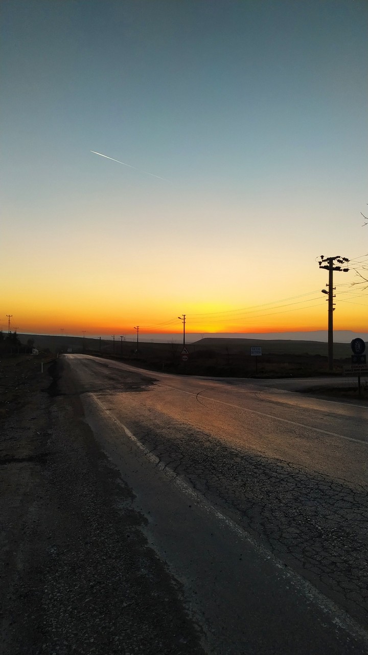 Sun and Road