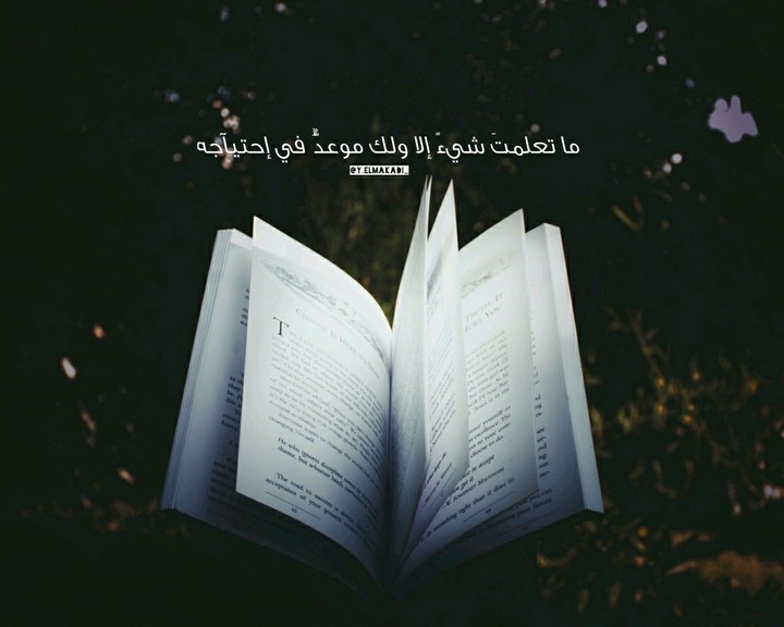 تعلم ثم تعلم ثم تعلم......