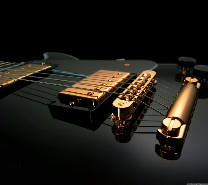 Black guitar