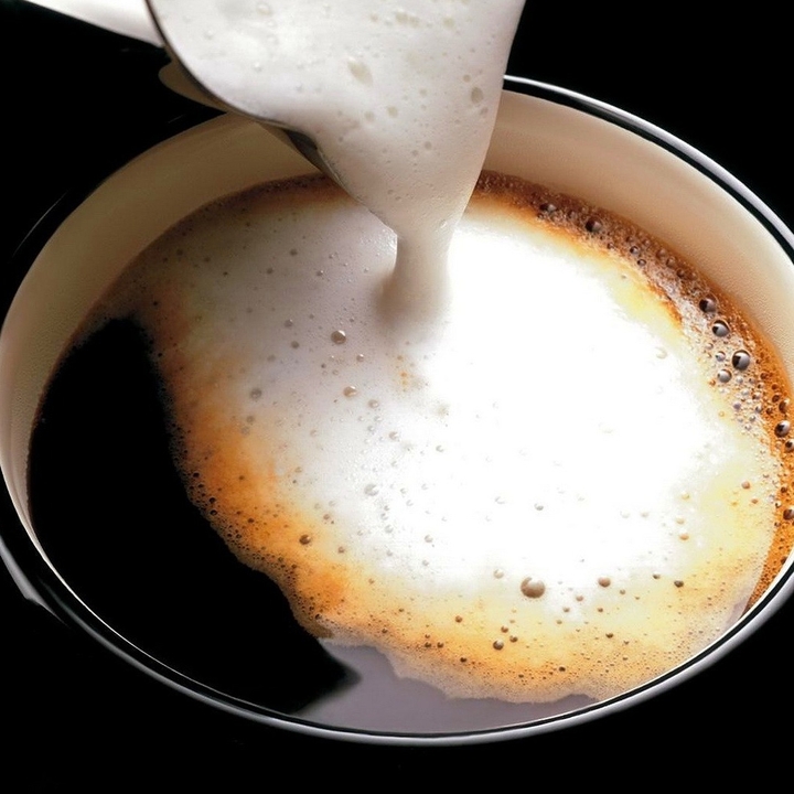 frothy coffee