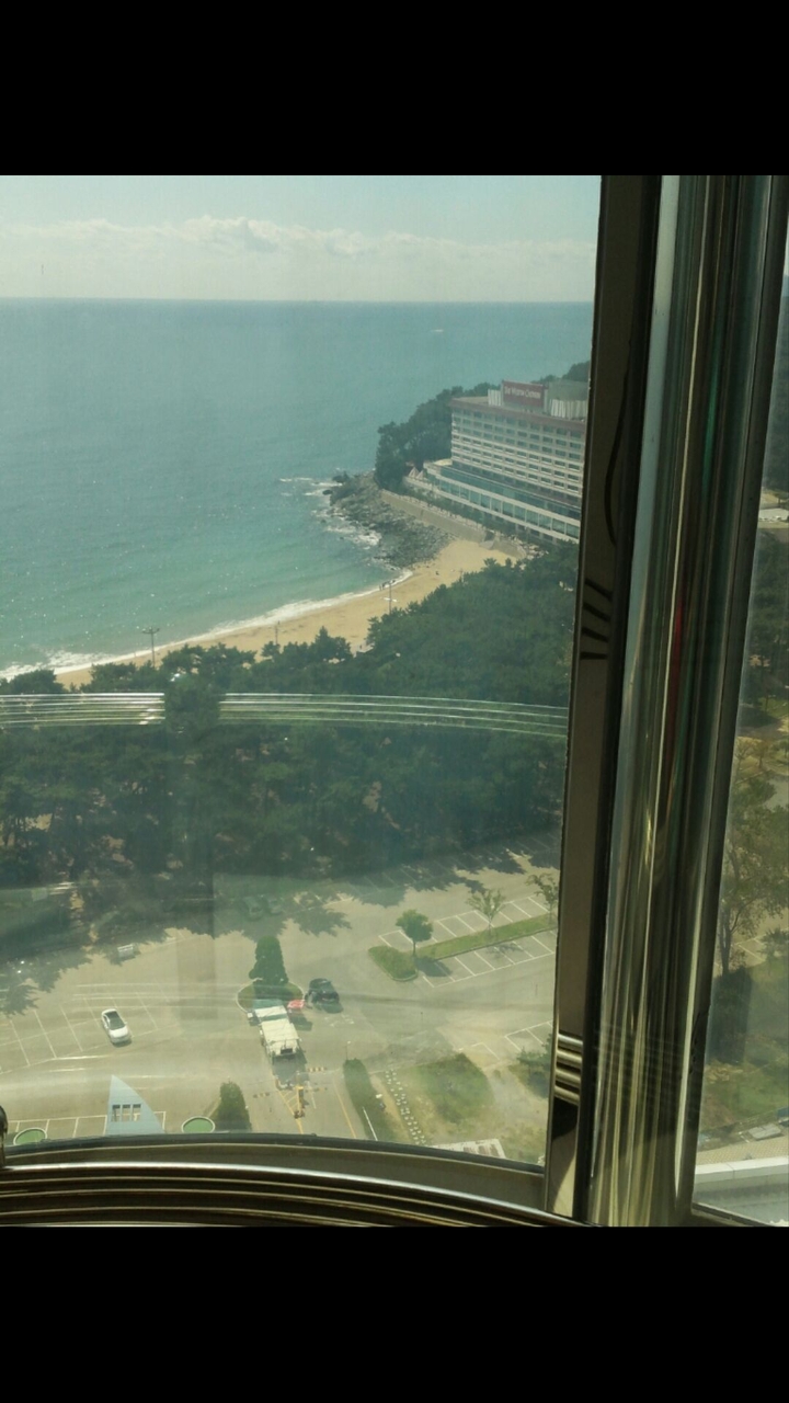 hotel elevator near by seaside