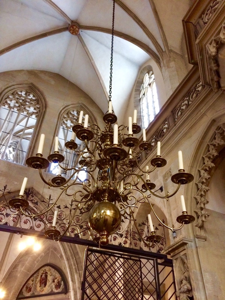 Chandelier in the cathedral