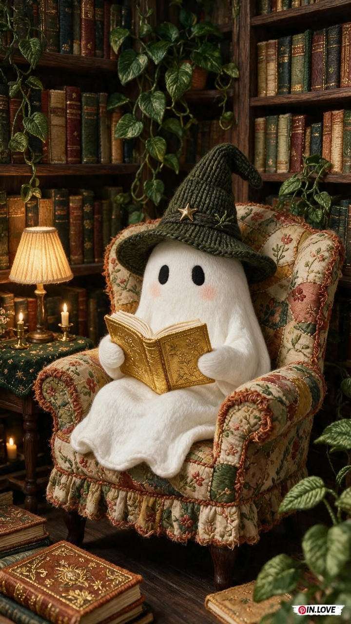reading a book