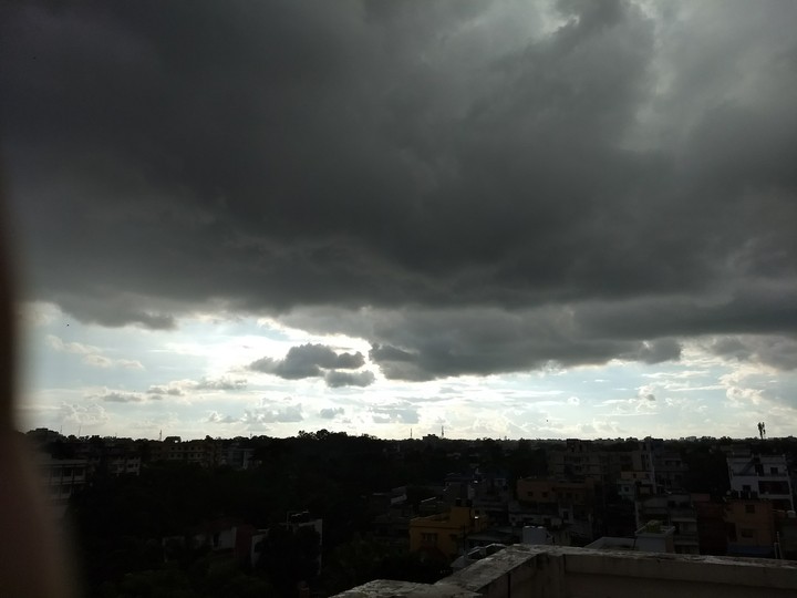 dark clouds