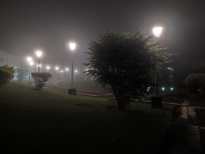 foggy night