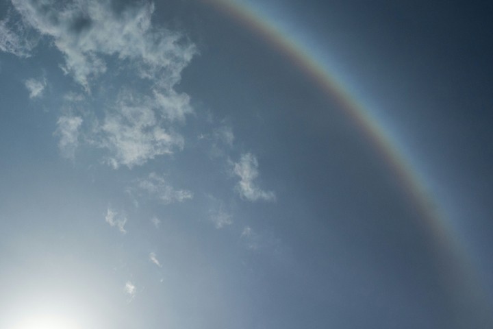 Rainbow in the morning