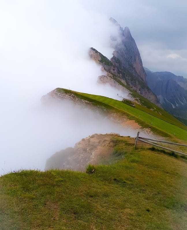 seceda tra le nuvole