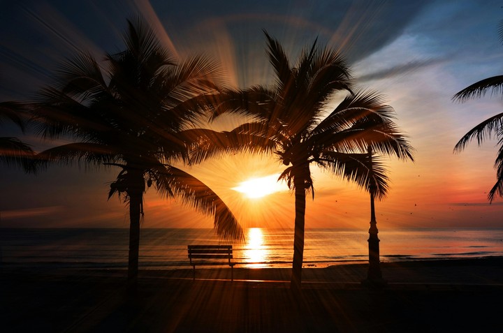 fondos de pantalla beach, horizon
