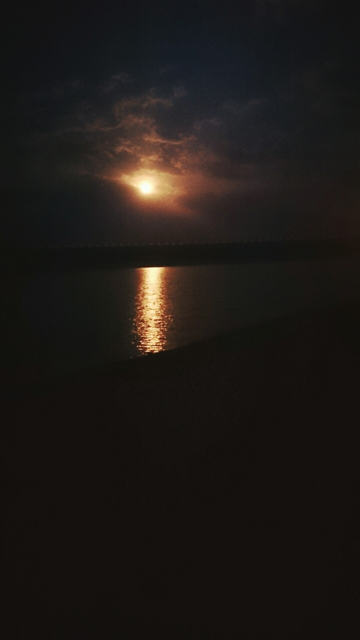 moon on the lake