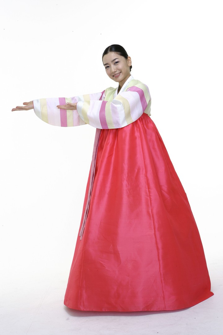 Couple in Korean Dress