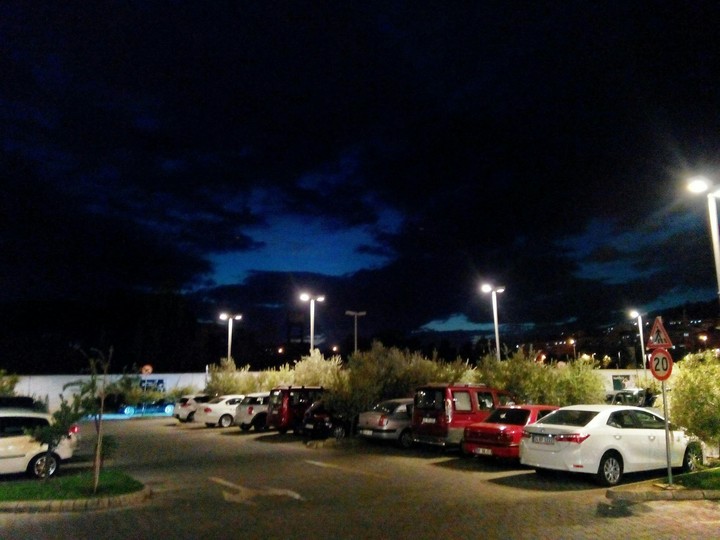 The dark night