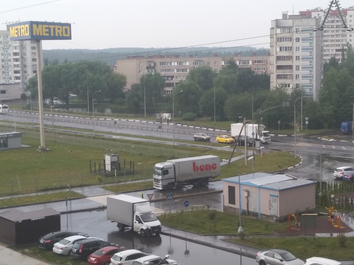 Дождливый город
